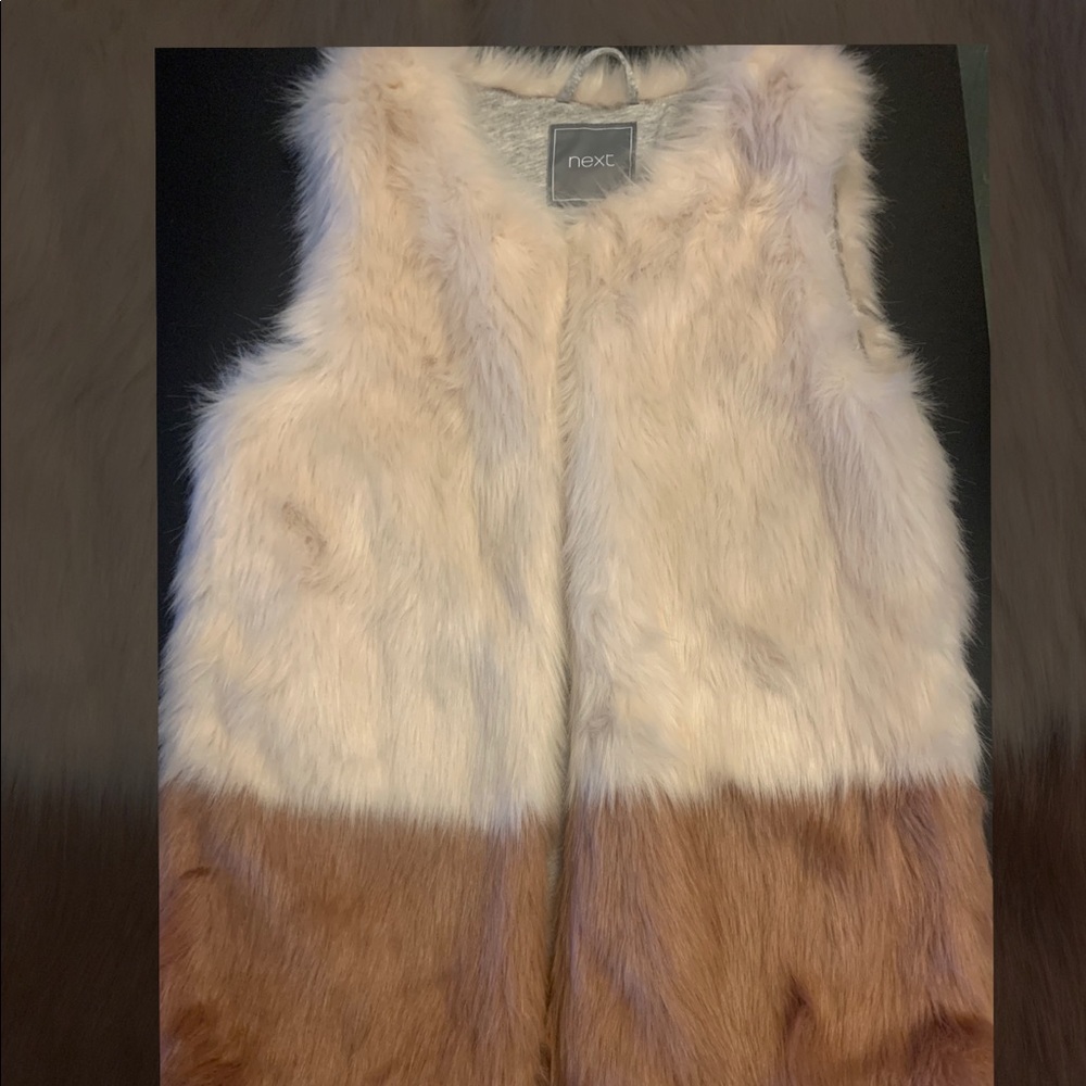 Next Direct Girls Faux Fur Vest